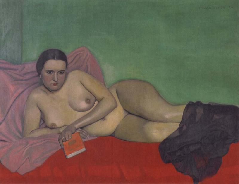  Nude holding a book